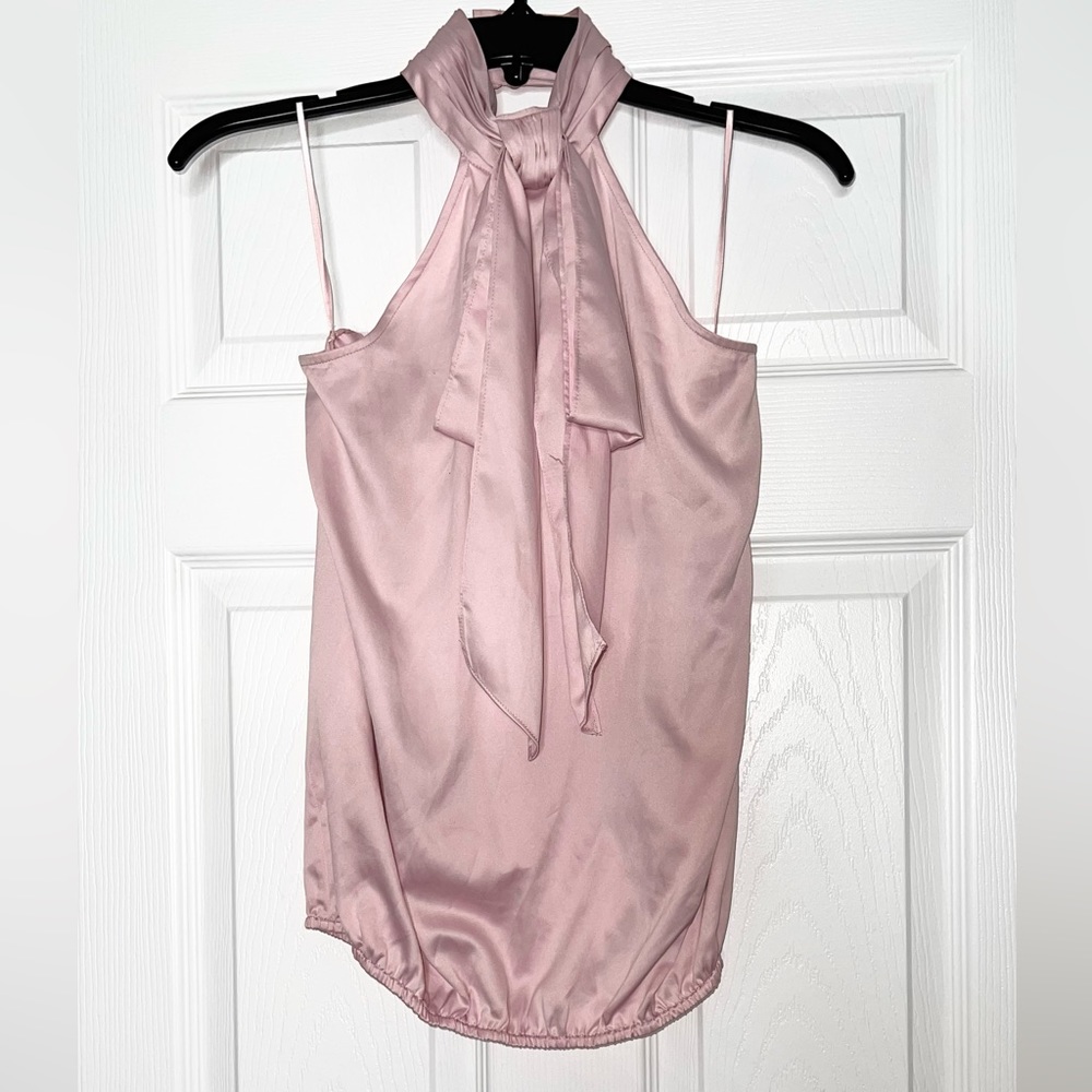 The Limited Silk Halter Necktie Blouse Size S